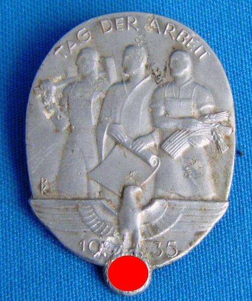 Original German World War II 1. Mai 1935 Tag der Arbeit (0J51)