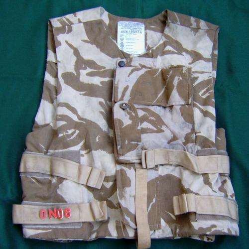 UK DPM Desert camo Vest used in Iraq size 180/1116  (0N06)