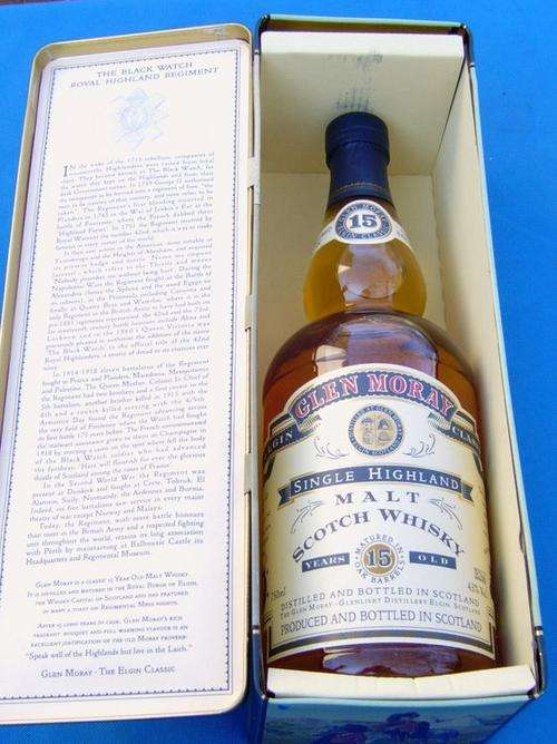 15 Years old Glen Moray Single Malt Scotch Whiskey