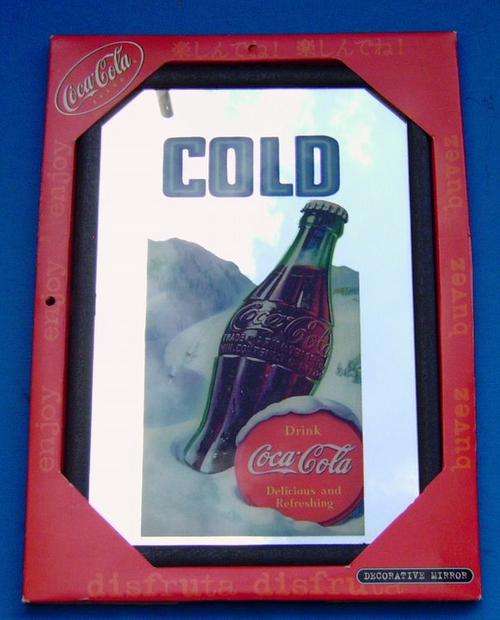 Coca Cola BAR Mirror Bottle size 37x25 cm (0R20)
