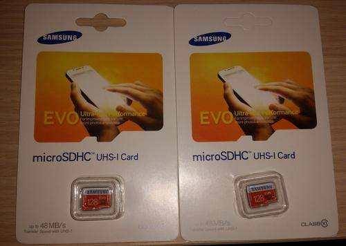 124GB SAMSUNG EVO microSDHC card