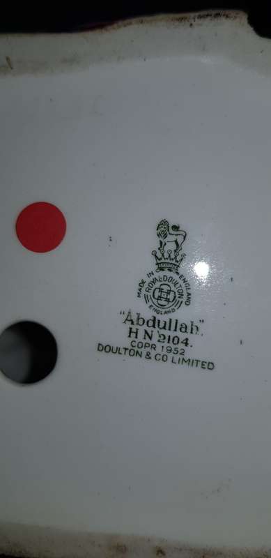 RARE ROYAL DOULTON ABDULLAH HN2104