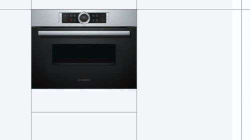Bosch Serie | 8 Built-in Compact Microwave Oven - MODEL: CMG633BS1 - High-end appliance