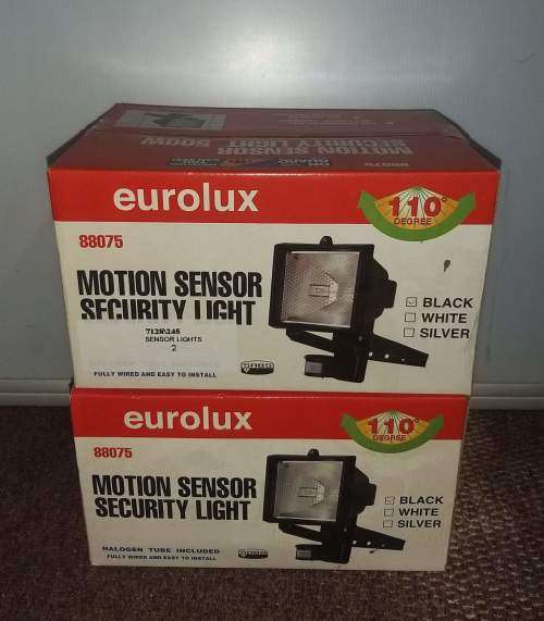 2 X EUROLUX SECURITY LIGHTS *** SOLD AS A LOT***