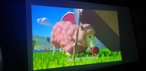 PARROT SC0175 PROJECTOR SCREEN(2.4M X 1.8M) + EPSON EB-1760W LCD PROJECTOR