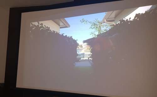 PARROT SC0175 PROJECTOR SCREEN(2.4M X 1.8M) + EPSON EB-1760W LCD PROJECTOR
