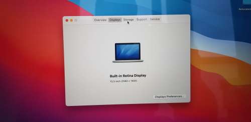 13` MACBOOK PRO - RETINA - 500GB SSD - 8GB - I5 - EARLY 2015