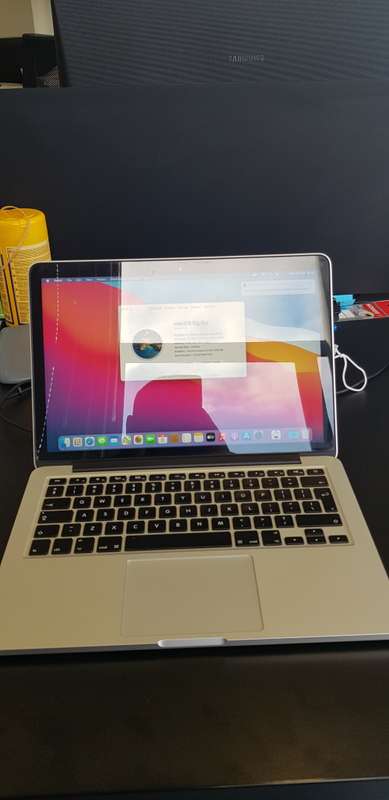 13` MACBOOK PRO - RETINA - 256GB SSD - 8GB - I5 - EARLY 2015
