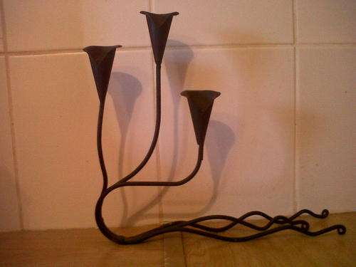Candelabra for three candles