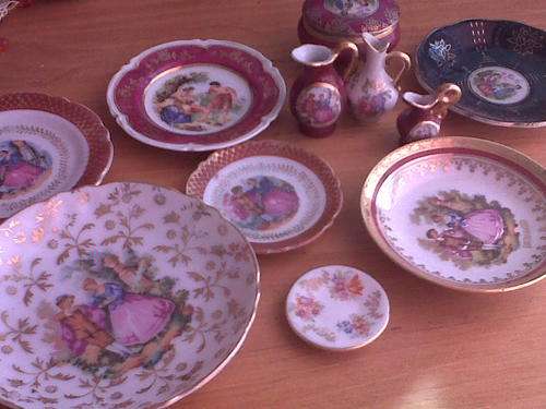 Joblot of Limoges and Limoges style collectables