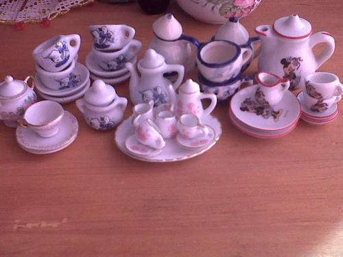 Joblot Miniature Dollhouse Tea sets