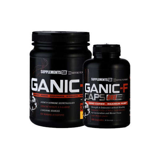 Ganic-F Pre-Workout Pack + Free 2 Week Online Personal Trainer