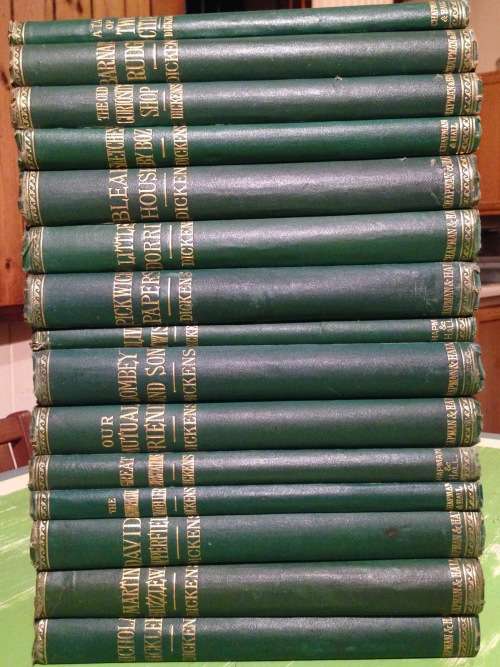 The Works of Charles Dickens Household Edition -  Chapman & Hall - 15 Volumes