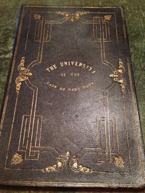 MANUSCRIPT - THE UNIVERSITY OF THE CAPE OF GOOD HOPE, SIR HERCULES ROBINSON, 1889