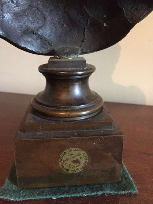 A BRONZE BUST OF GEORGE IV