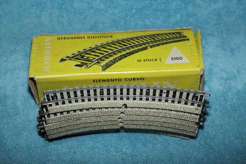 Marklin HO M track full turn No 5100 10 in a box