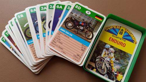 Super Trumps by DAVBAR from 80's  ***   Enduro Racing  !!!