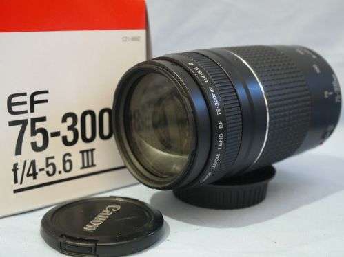 Canon EF 75-300mm f/4~5.6 III, USM Zoom Lens