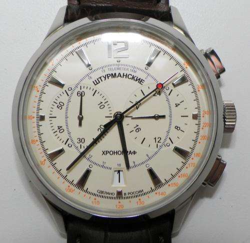 Sturmanskie Leonov Chronograph (First Man To The Moon Edition) Poljot Strella Edelstahl Handaufzug