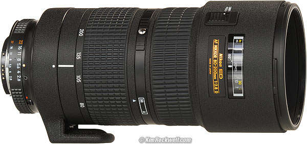 Nikon ED AF NIKKOR 80-200mm 1:2.8 D