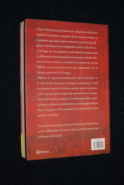 LOS MASONES BY CESAR VIDAL SPANISH LANGUAGE - FREEMASONRY