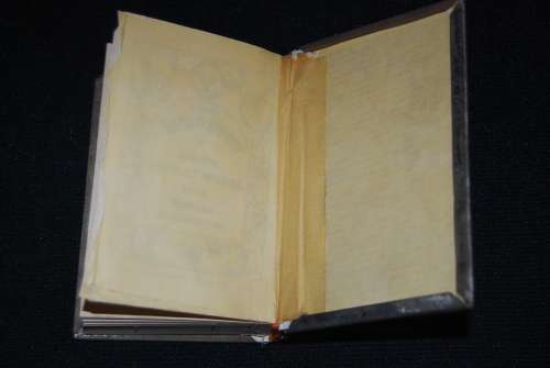 VINTAGE METAL JEWISH SIDDUR WITH ENGLISH TRANSLATION