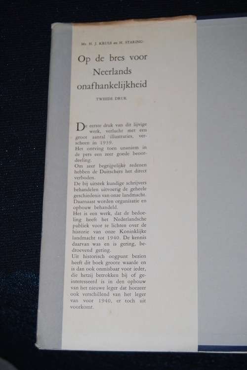 OP DE BRES VOOR NEERLANDS ONAFHANKELIJKHEID DOOR H.J. KRULS EN H. STARING