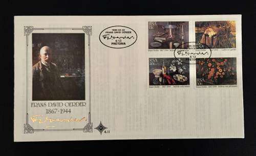 FRANS DAVID OERDER 1867-1944 FDC  4.11  PRETORIA 1985