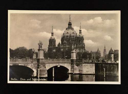 1930'S BERLIN GERMANY PHOTO POST CARD UNUSED