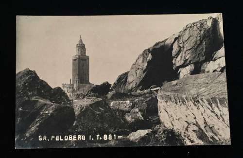 1930'S GR. FELDBERG GERMANY PHOTO POST CARD UNUSED