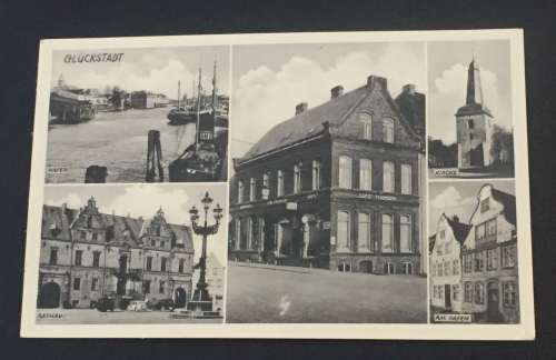 1930`S GERMANY GLUCKSTADT PHOTO POST CARD UNUSED