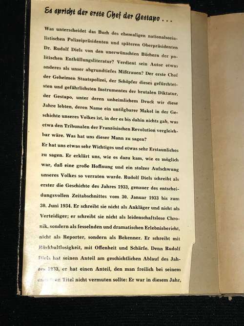 LUCIFER ANTE PORTAS ES SPRICHT DER ERSTE CHEF DER GESTAPO BY RUDOLF DIELS