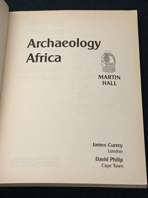 ARCHAEOLOGY AFRICA BY MARTIN HALL