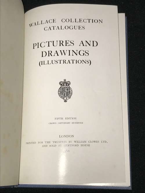 VINTAGE WALLACE COLLECTION CATALOGUE