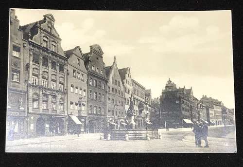 1928 GERMAN POSTCARD AUGSBURG MAXIMILIANSTRASSE