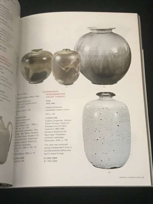 SOTHEBY`S PIONEERING 20TH CENTURY DESIGN - TORSTEN BROHAN COLLECTION 2005 CATALOGUE