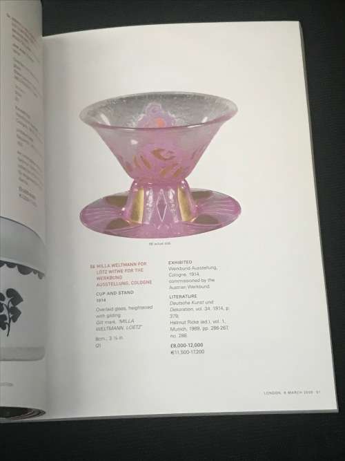 SOTHEBY`S PIONEERING 20TH CENTURY DESIGN - TORSTEN BROHAN COLLECTION 2005 CATALOGUE