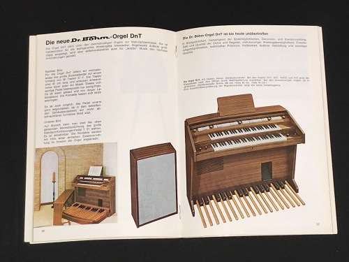 VINTAGE ORGAN USER MANUALS FOR DR. BOHN & WERSI