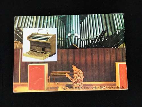 VINTAGE ORGAN USER MANUALS FOR DR. BOHN & WERSI