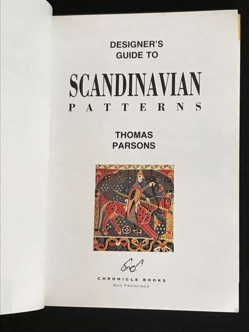 DESIGNER`S GUIDE TO SCANDINAVIAN PATTERNS BY THOMAS PARSONS