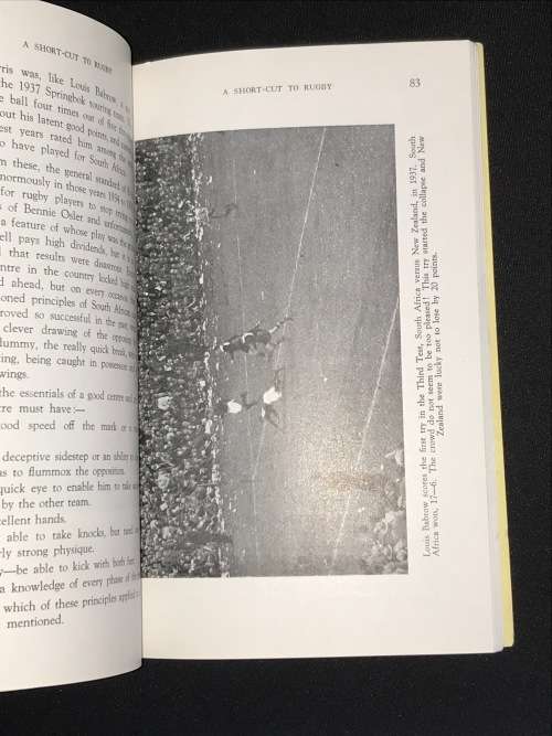 A SHORT-CUT TO RUGBY A BOOK FOR THE SPECTATOR AND PLAYER BY C.K. FRIEDLANDER AND PATRICK TEBUTT