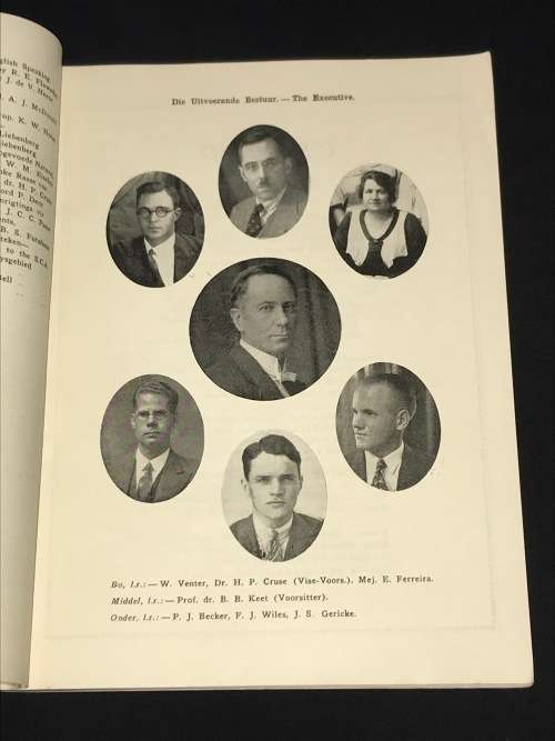 DIE CHRISTEN STUDENTVERENIGING VA S.A / STUDENTS CHRISTIAN ASSOCIATION OF SA 1896 - 1936
