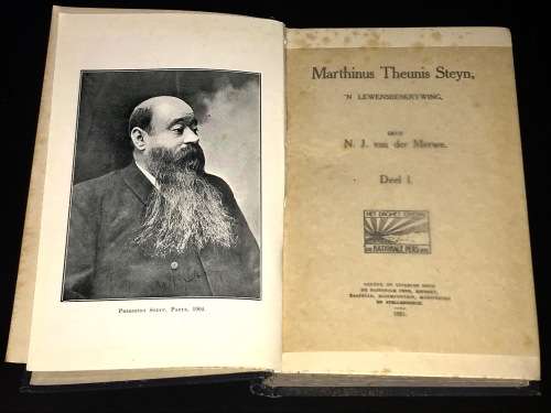 MARTHINUS THEUNIS STEYN N` LEWENSBESKYWING DEUR N.J. VAN DER MERWE 2 VOLUMES