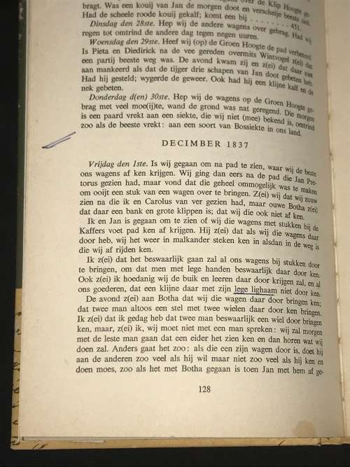 DIE DAGBOEK VAN LOUIS TRIGARDT DEUR PROF T.H. LE ROUX