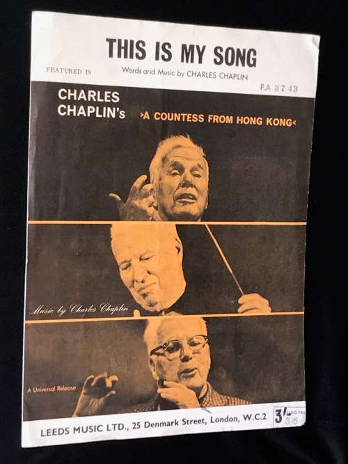 THIS IS MY SONG BY CHARLES CHAPLIN SHEET MUSIC