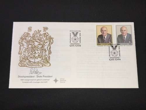 STATE PRESIDENT FDC 4.9 CAPE TOWN 1984