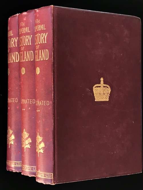 THE IMPERIAL HISTORY OF ENGLAND THE ENTIRE WORK OF DAVID HUME 3 VOLUMES 1891