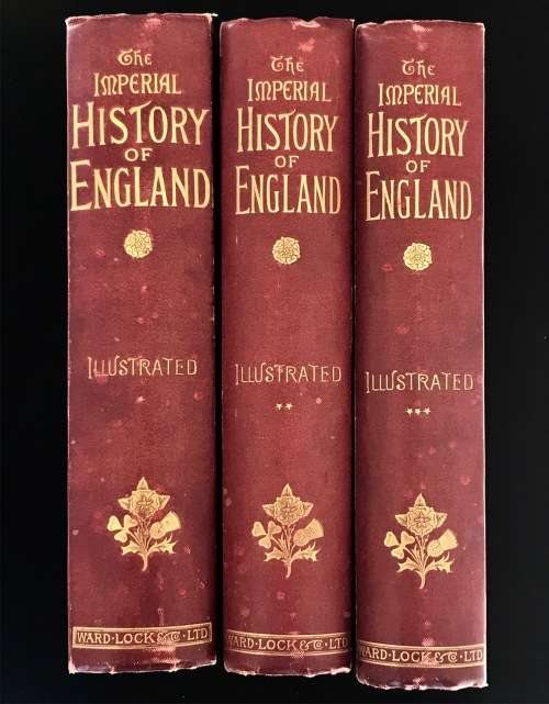 THE IMPERIAL HISTORY OF ENGLAND THE ENTIRE WORK OF DAVID HUME 3 VOLUMES 1891