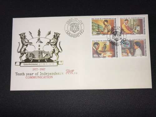 BOPHUTHATSWANA MMABATHO TENTH YEAR OF INDEPENDENCE COMMUNICATION  1977 - 1987 #2.9