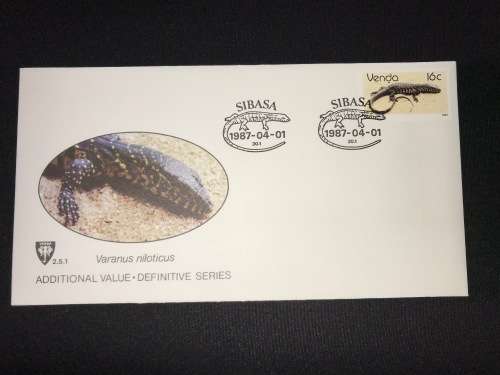 VENDA SIBASA 1987 ADDITIONAL VALUE SERIES VARANUS NILOTICUS  #2.5.1